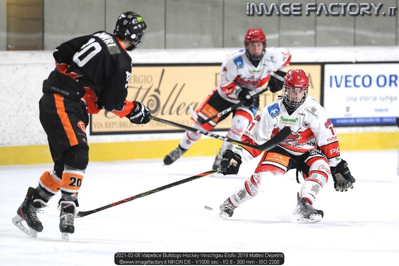 2021-02-06 Valpellice Bulldogs-Hockey Vinschgau Eisfix 2019 Matteo Depetris.jpg